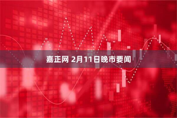 嘉正网 2月11日晚市要闻